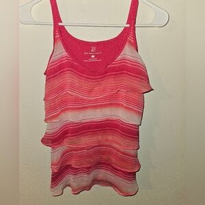 New York & Company Womans Pink Tank Top Size S